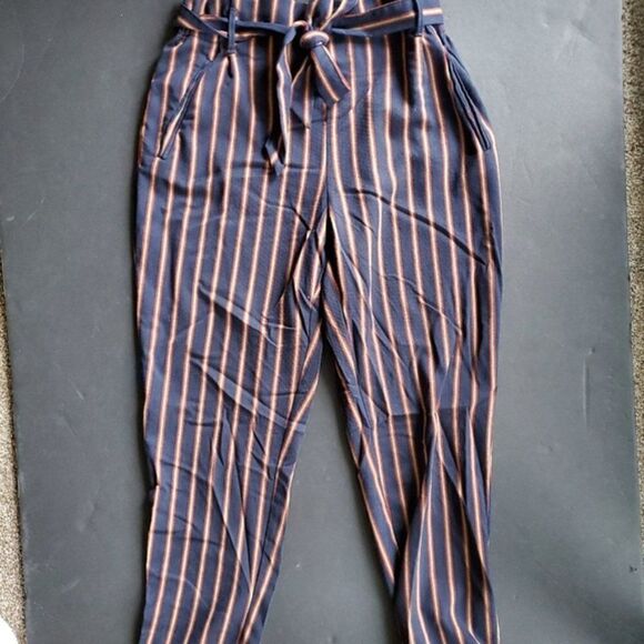 Zara Striped High Waisted Pants - Picture 2 of 14